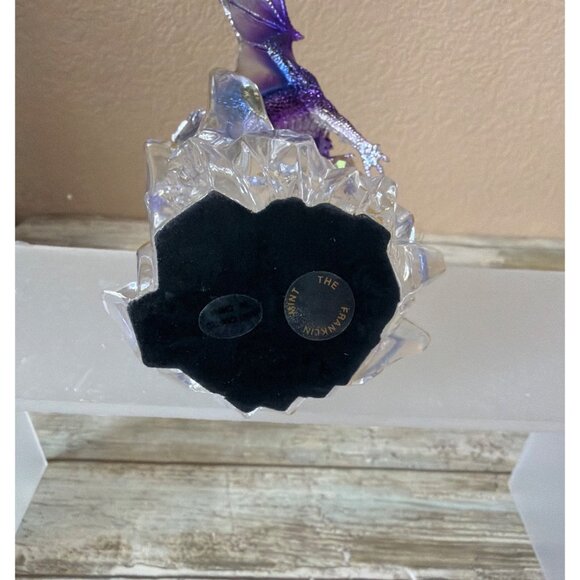 Franklin Mint Michael Whelan Keeper of the Crystal Dragon Purple Figurine 5.5" - Picture 6 of 16